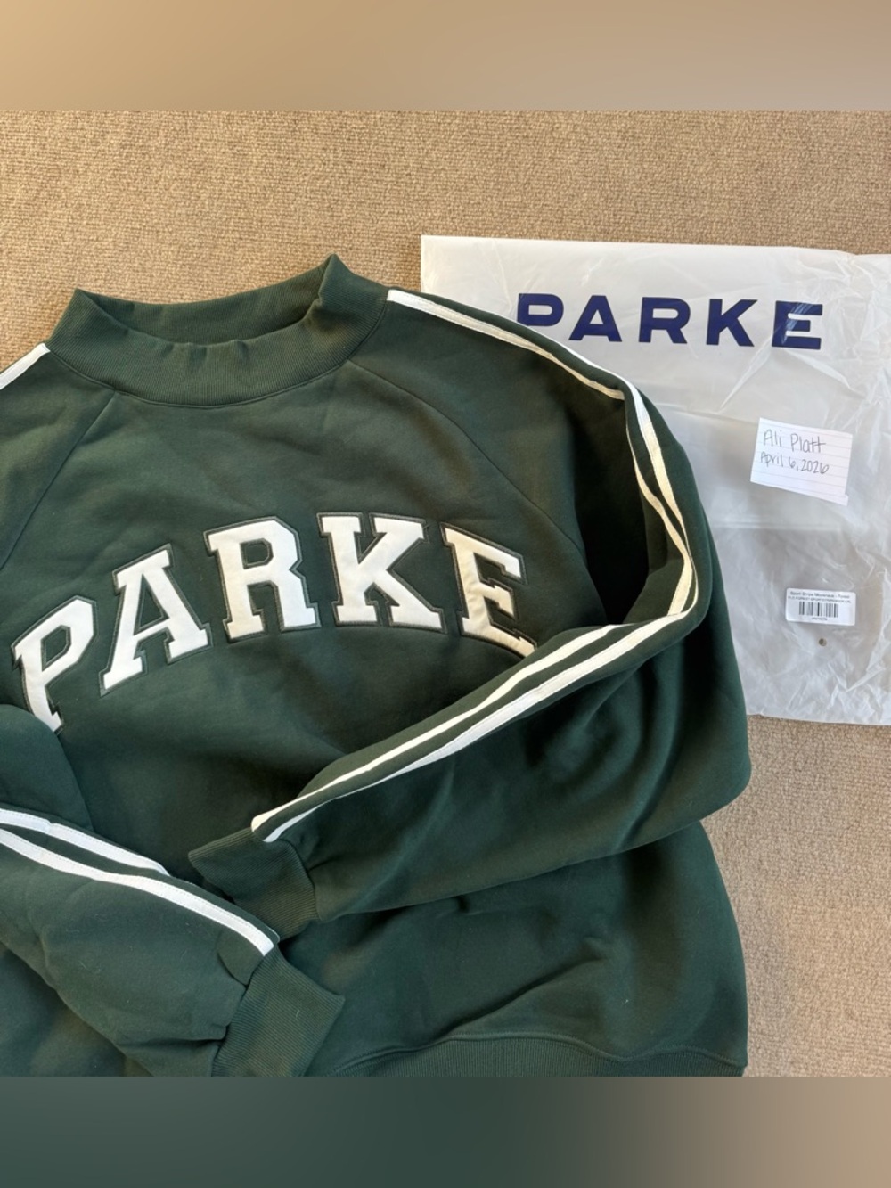New PARKE Forest Sport Mockneck L/XL
